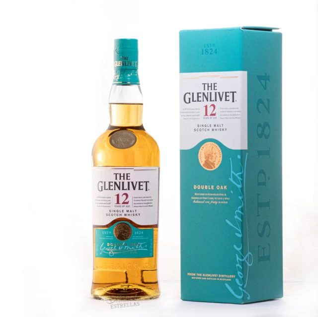 Whisky Glenlivet 12 botella caja x 12