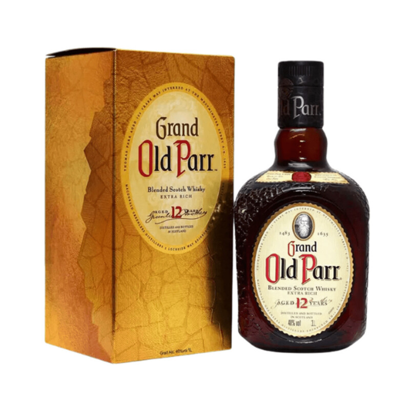 Whisky old parr 12 litro caja x 12