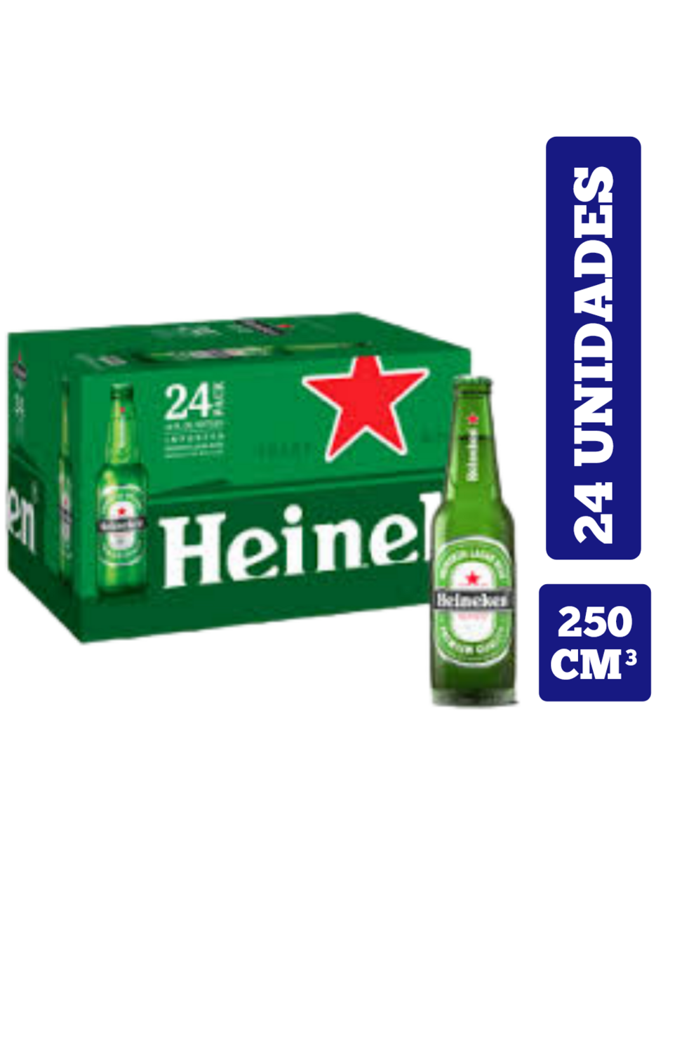 Heineken botella pequeña x 24