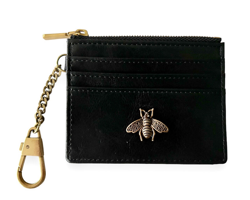 Black Small Keychain Wallet