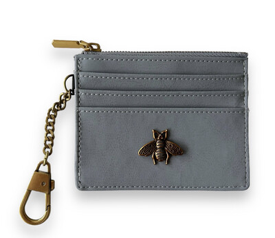 Gray Small Keychain Wallet