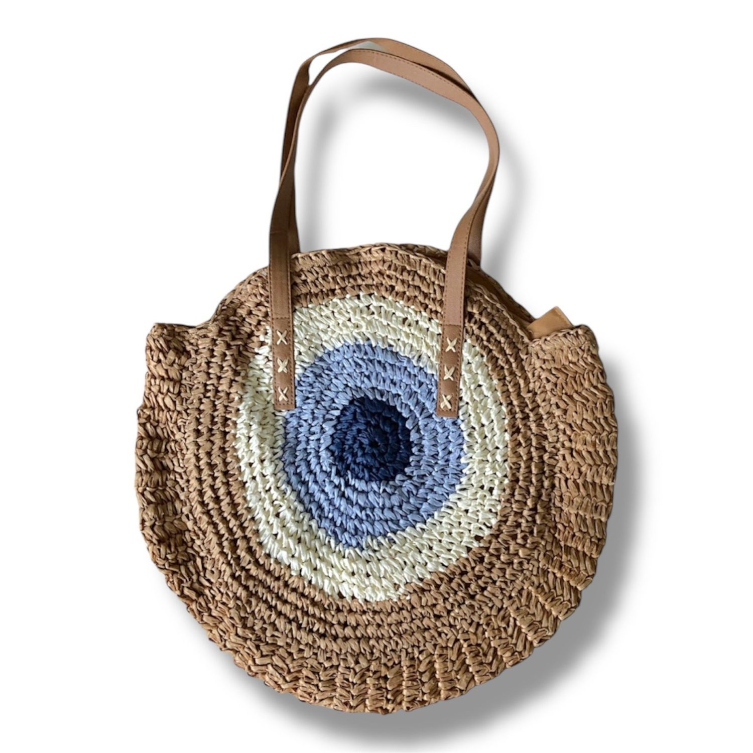 Brown &amp; Blue Bohemian Tote