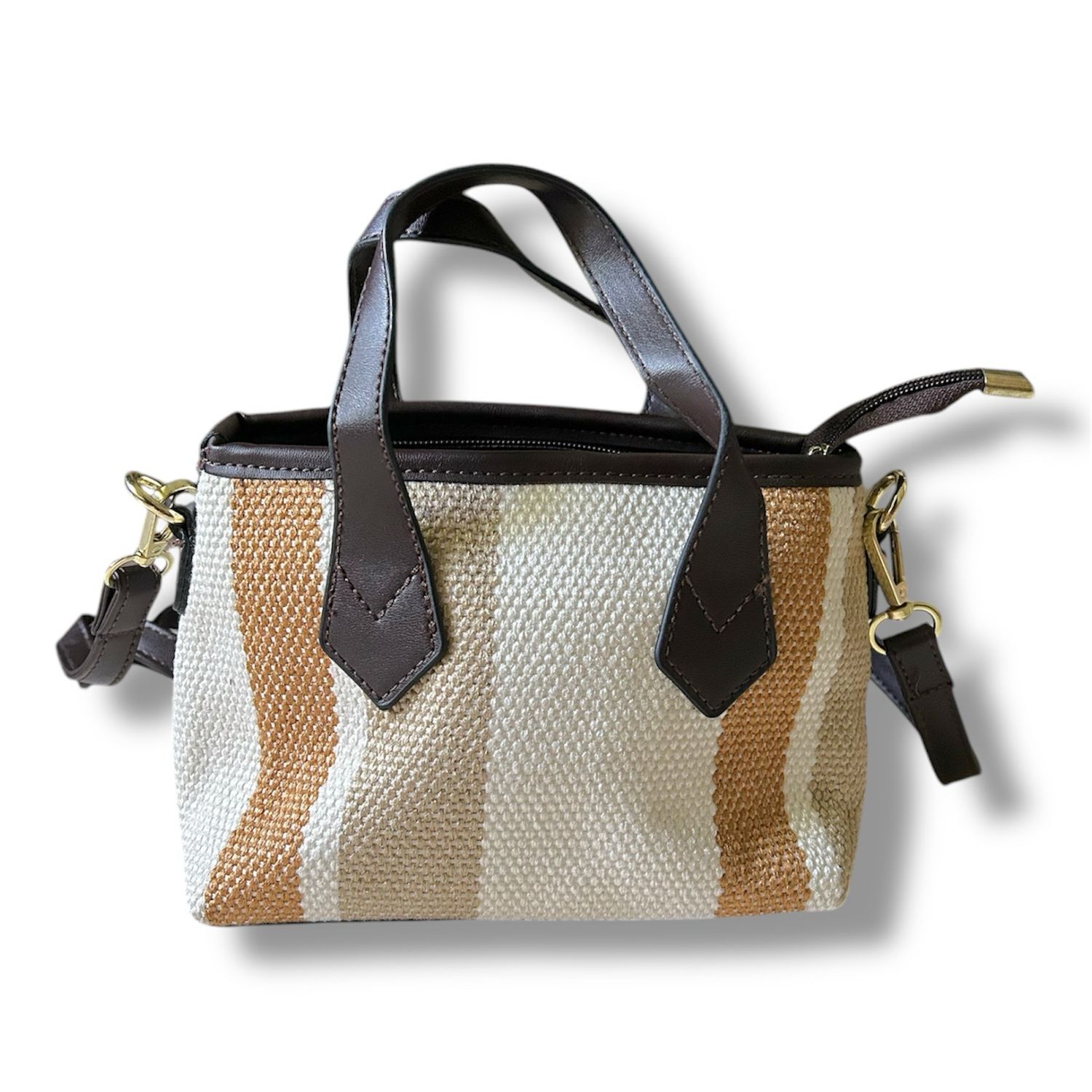 Small Khaki Bohemian Tote