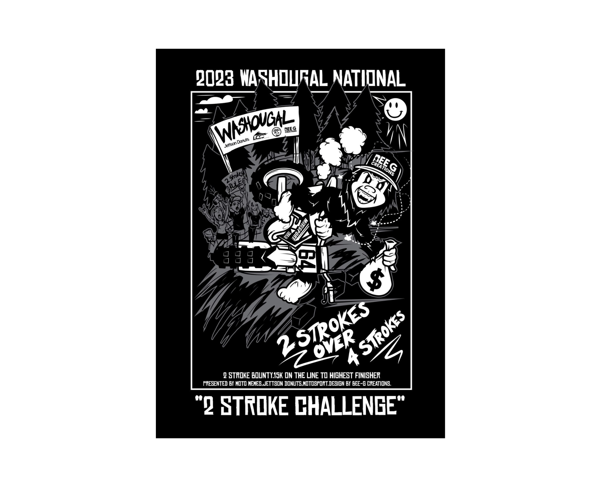 2 Stroke Challenge T-Shirt