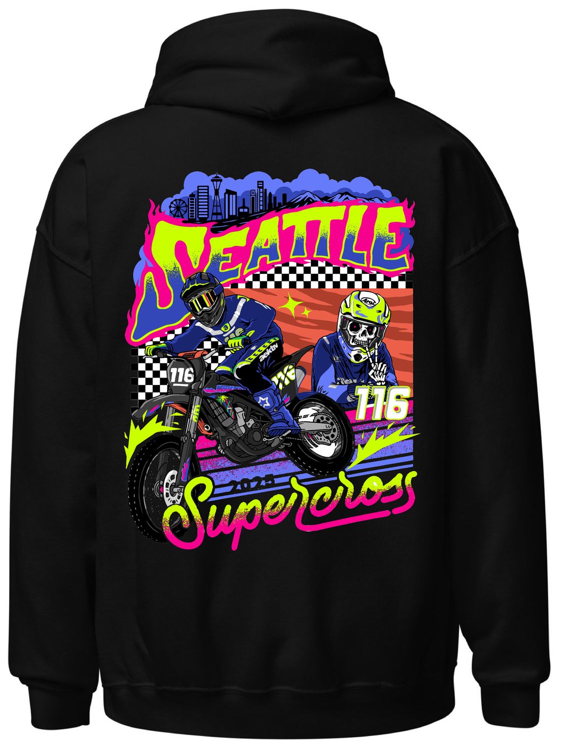 Final Lap  Seattle Hoodie
