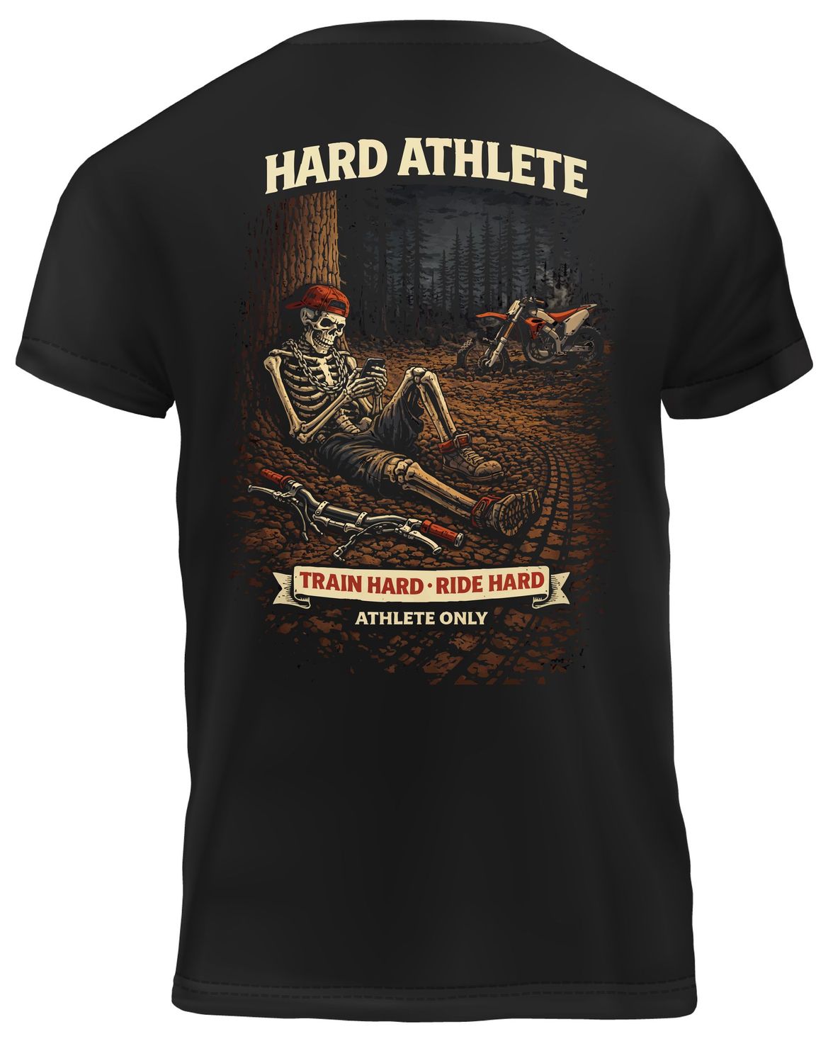 ​TRAIN HARD · RIDE HARD TEE
