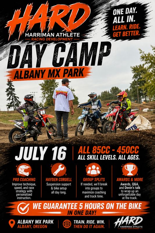 85cc-450cc Day Camp- Deposit 85cc-450cc Day Camp- Deposit