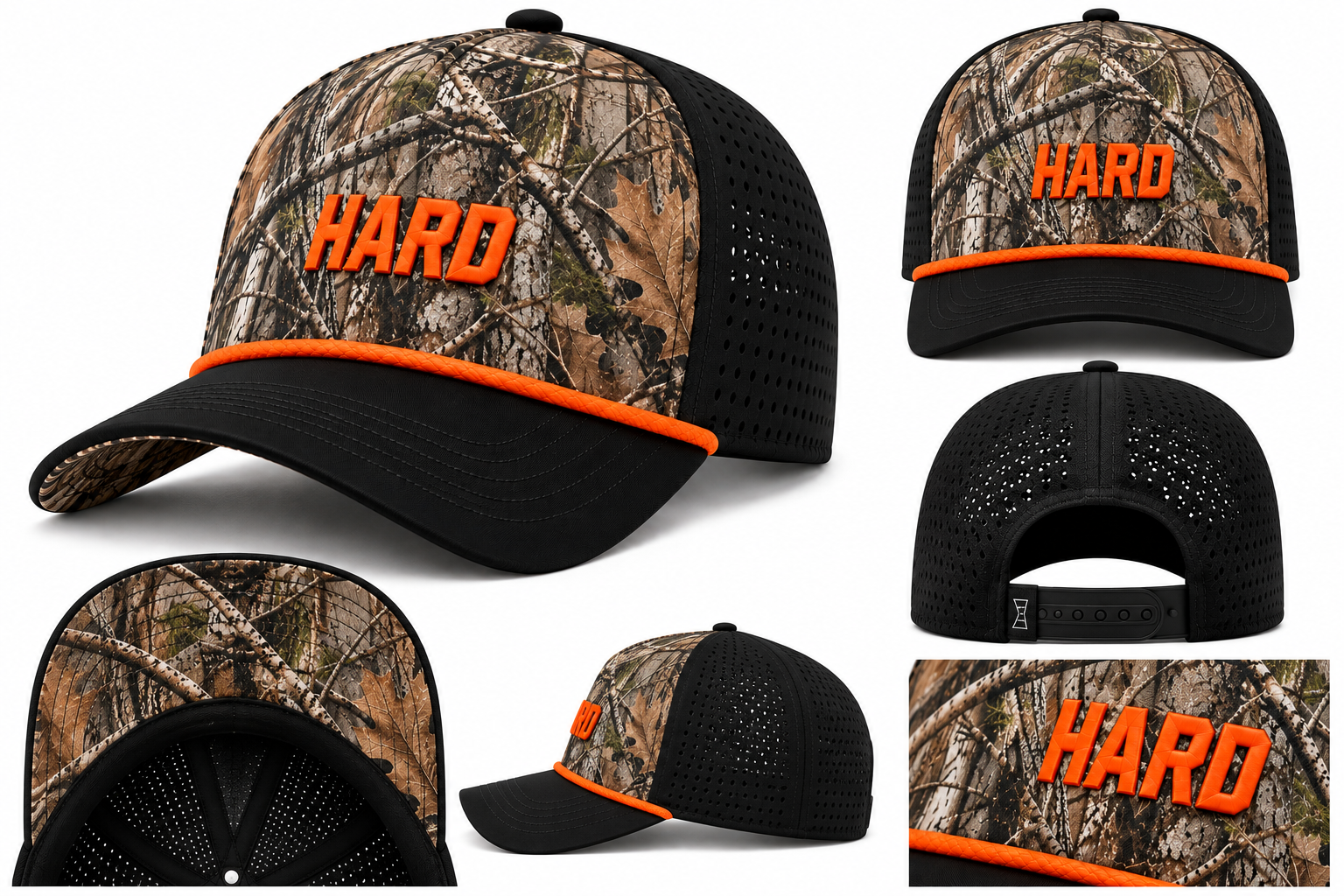 HARD Real-tree Fall Rope Hat