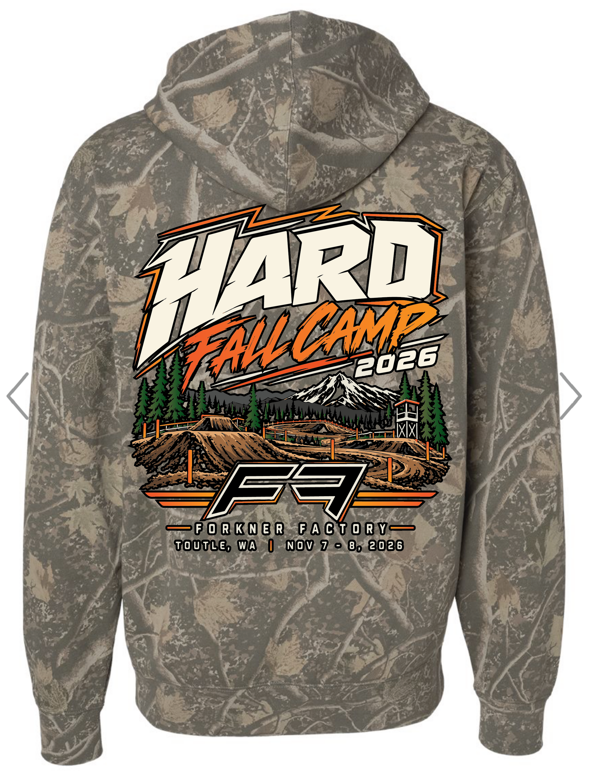 HARD Fall Camp 2026 Camo Hoodie