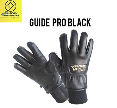 Snowshepherd Leather Ski Guide Pro Gloves Black