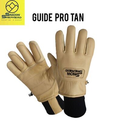 Snowshepherd Leather Ski Guide Pro Gloves Tan