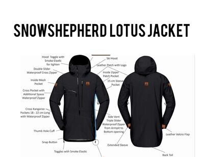 SnowShepherd Lotus Jacket Black