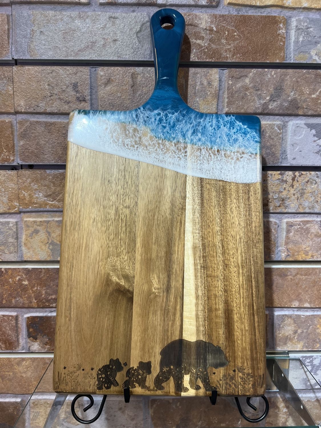 Ocean Vibe Board Medium, Design: 3 Bears in the Meadow