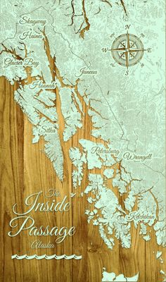 Inside Passage Wood Wall Art Schmedium Sea Glass