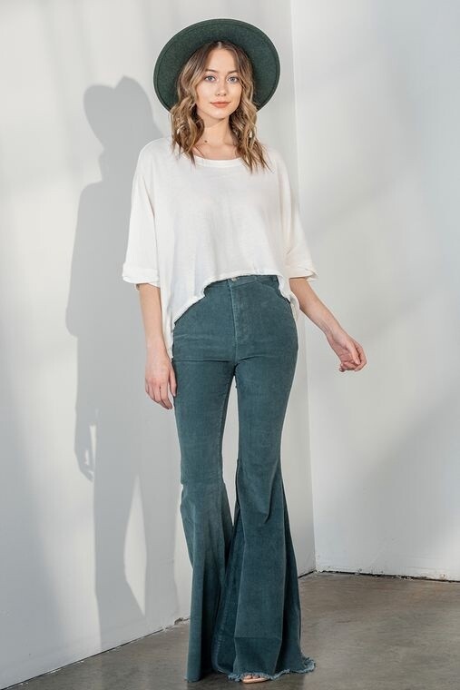 Corduroy Flare Pants