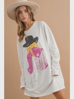 Cowgirl Fringe Long sleeve