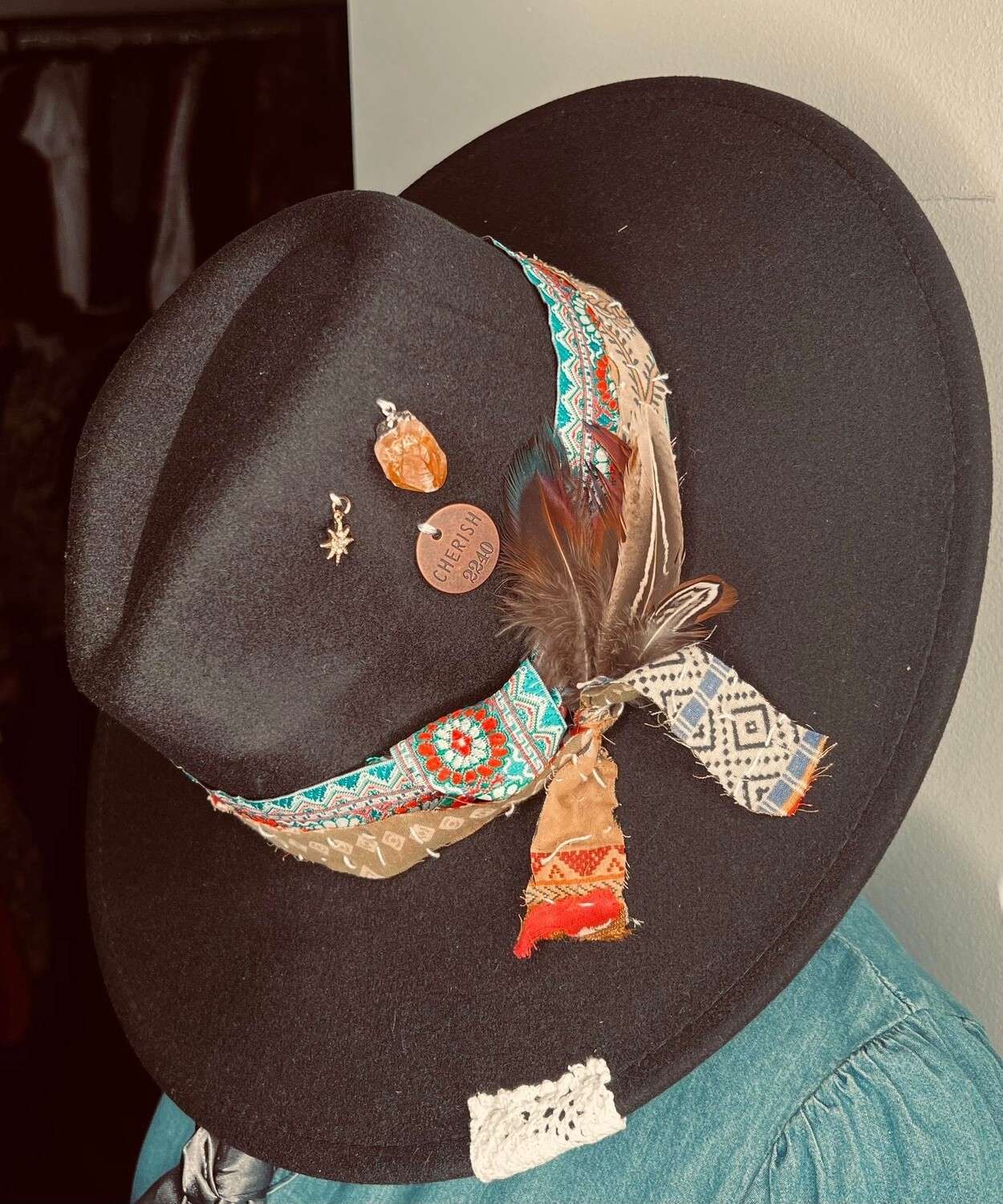 Stitched Rancher Hat, Colour: She Believed