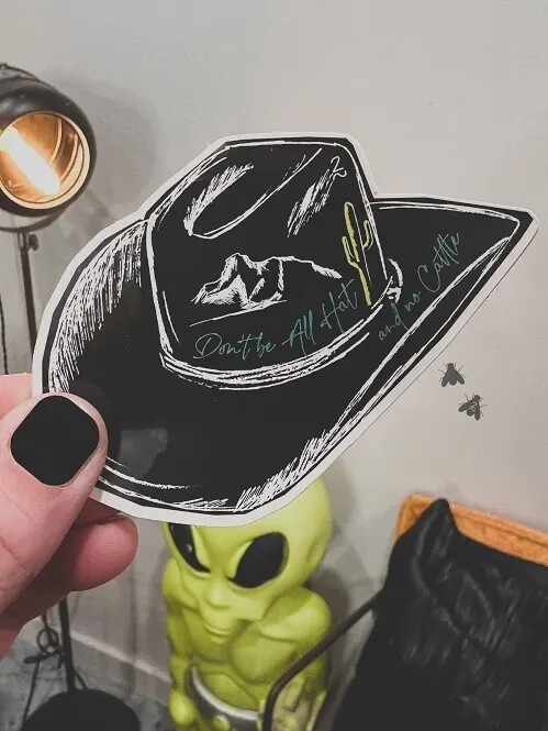 All Hat Sticker