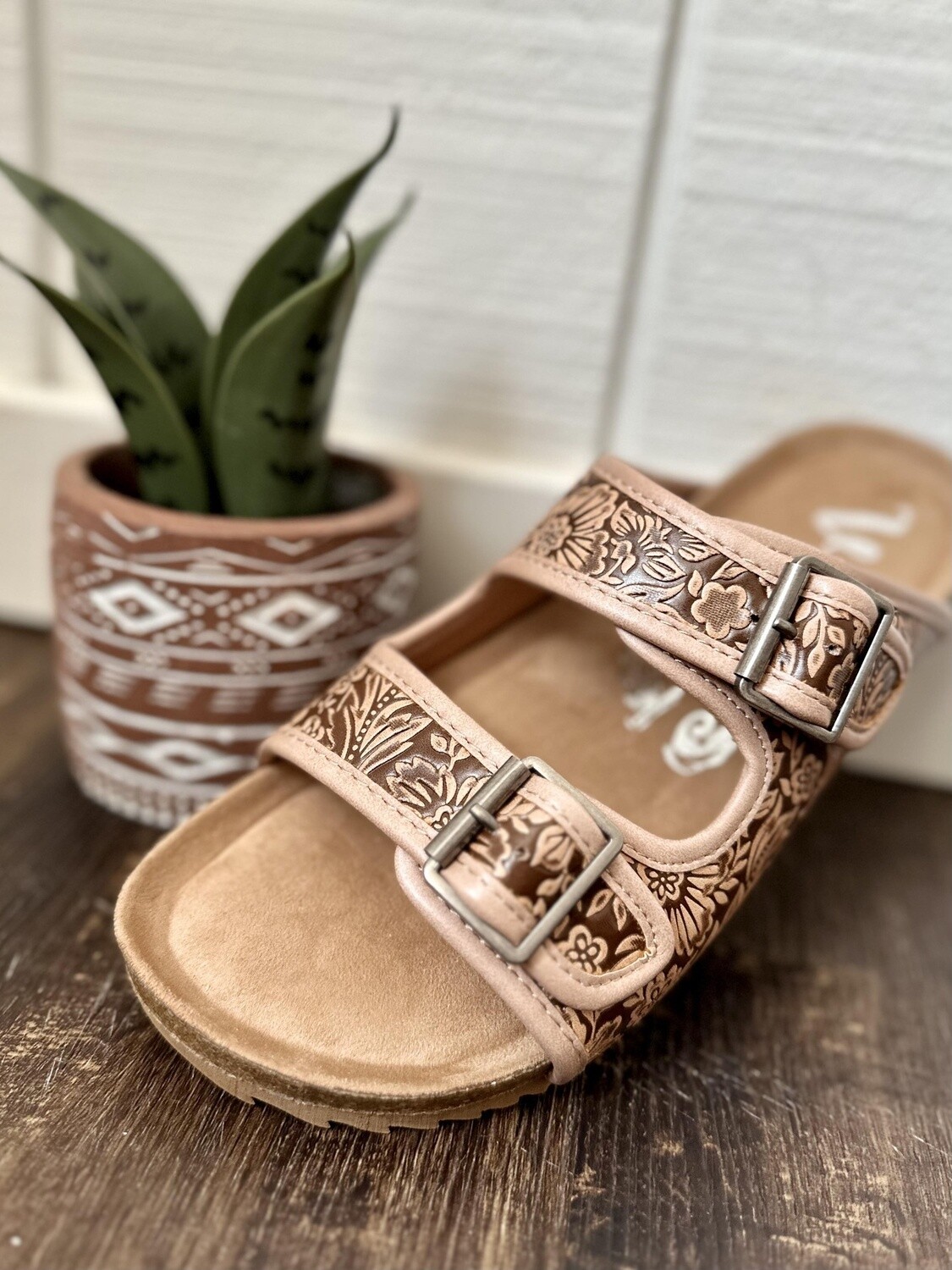 Berry Floral Sandal