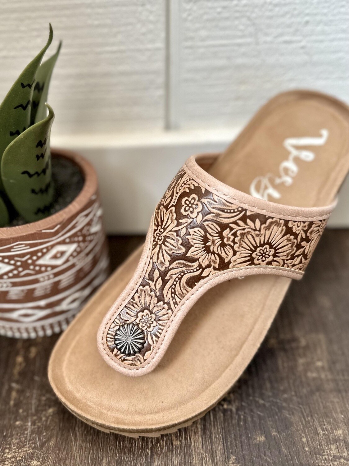 Darla Floral Sandal