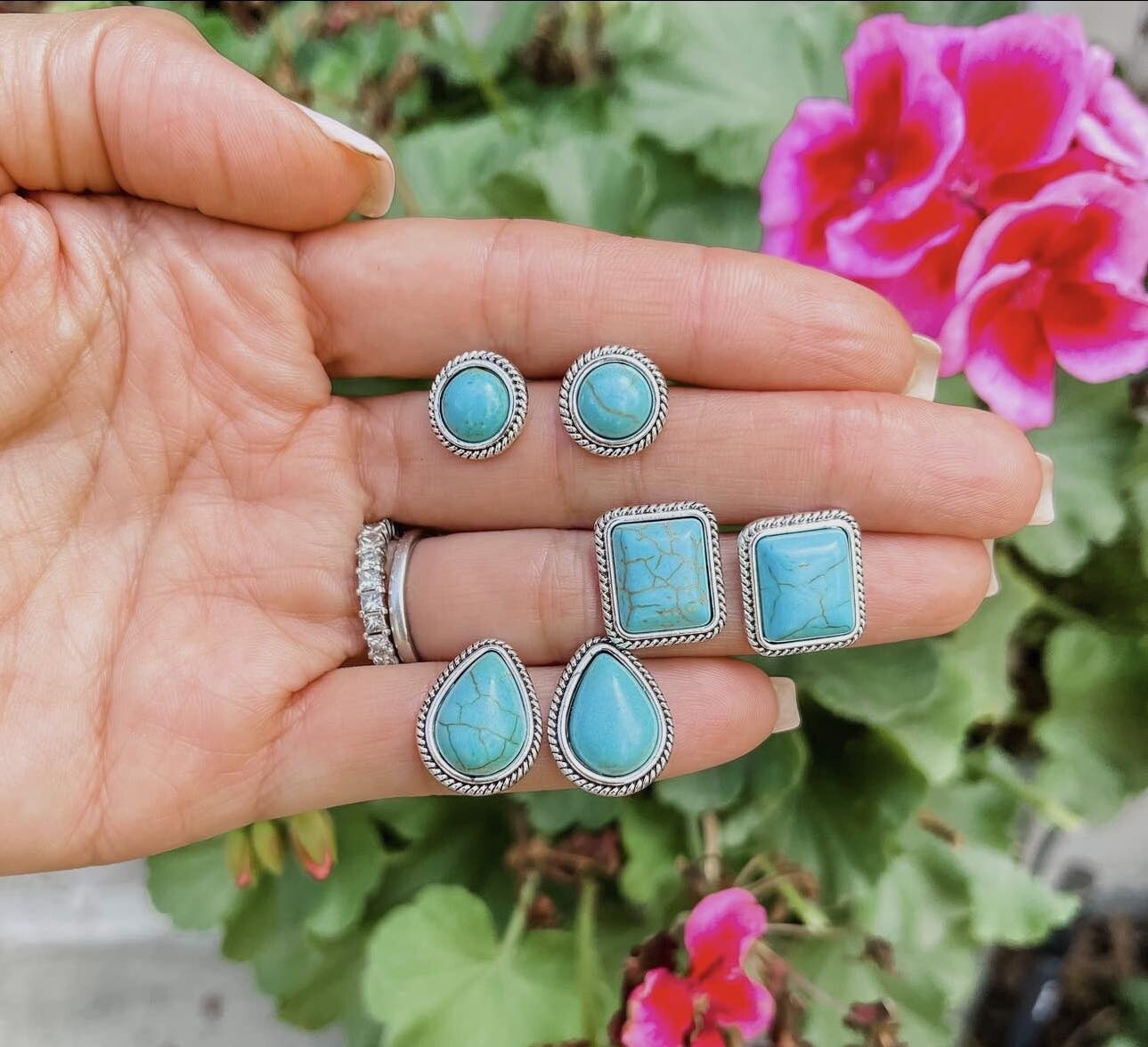 Turquoise Stud Earrings