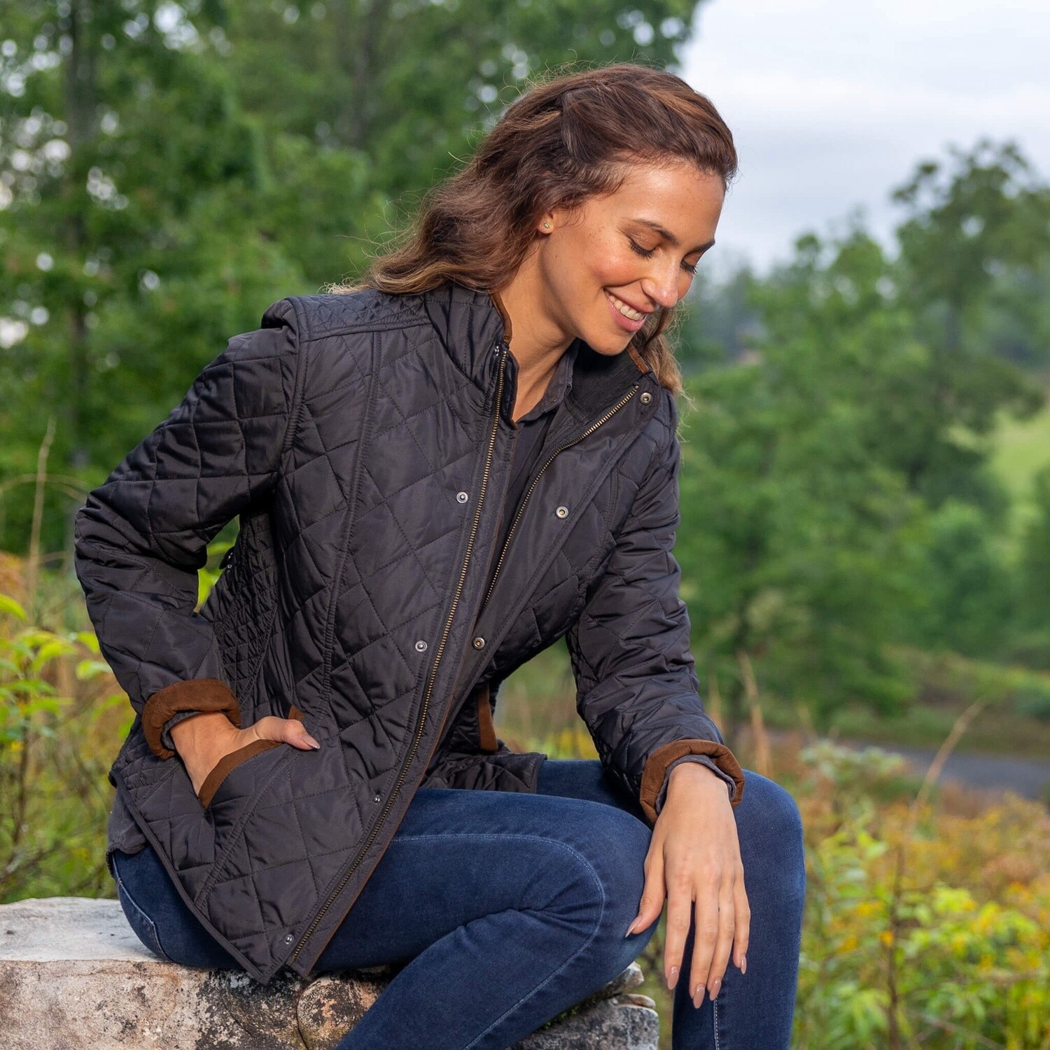 Georgia Quilted Jacket, Size: XS