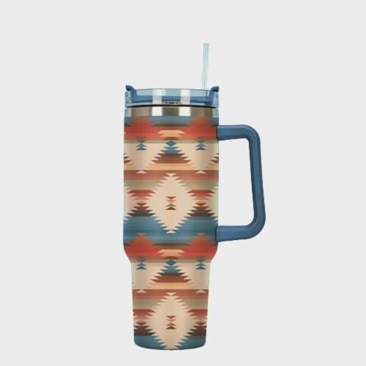 Tumbler w/ Handle, Colour: Aztec