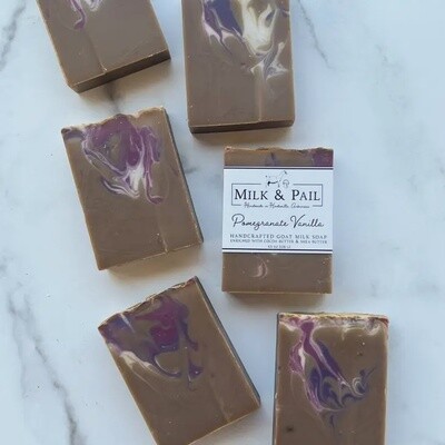 Pomegranate Vanilla Goat Milk Soap