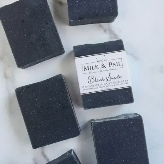 Black Suede Goat Milk Soap