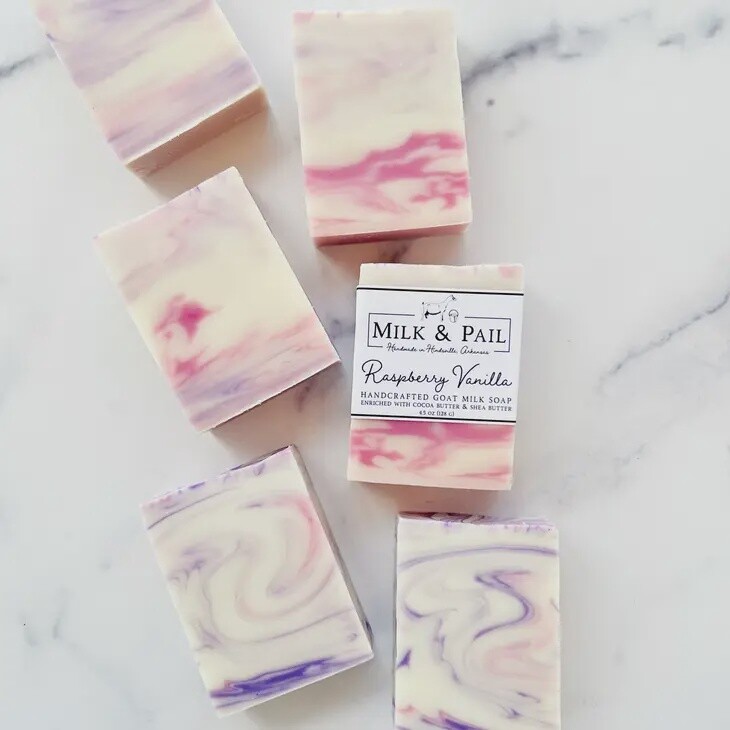 Raspberry Vanilla Goat Milk Soap