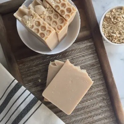 Oatmeal, Milk &amp; Honey Goat Milk Soap