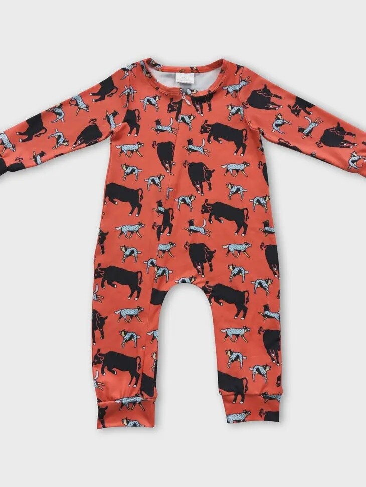 Cows Western Romper