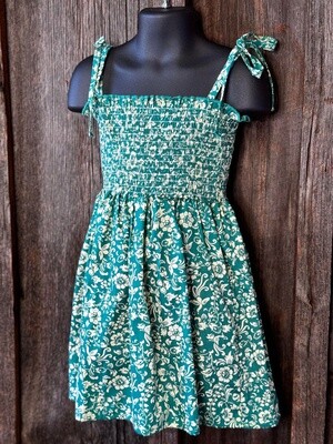 Green Floral Dress