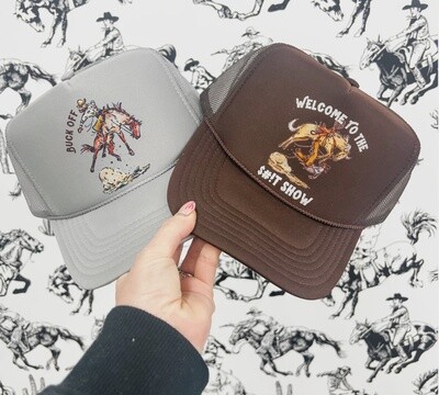 Gray Buck Off Hat