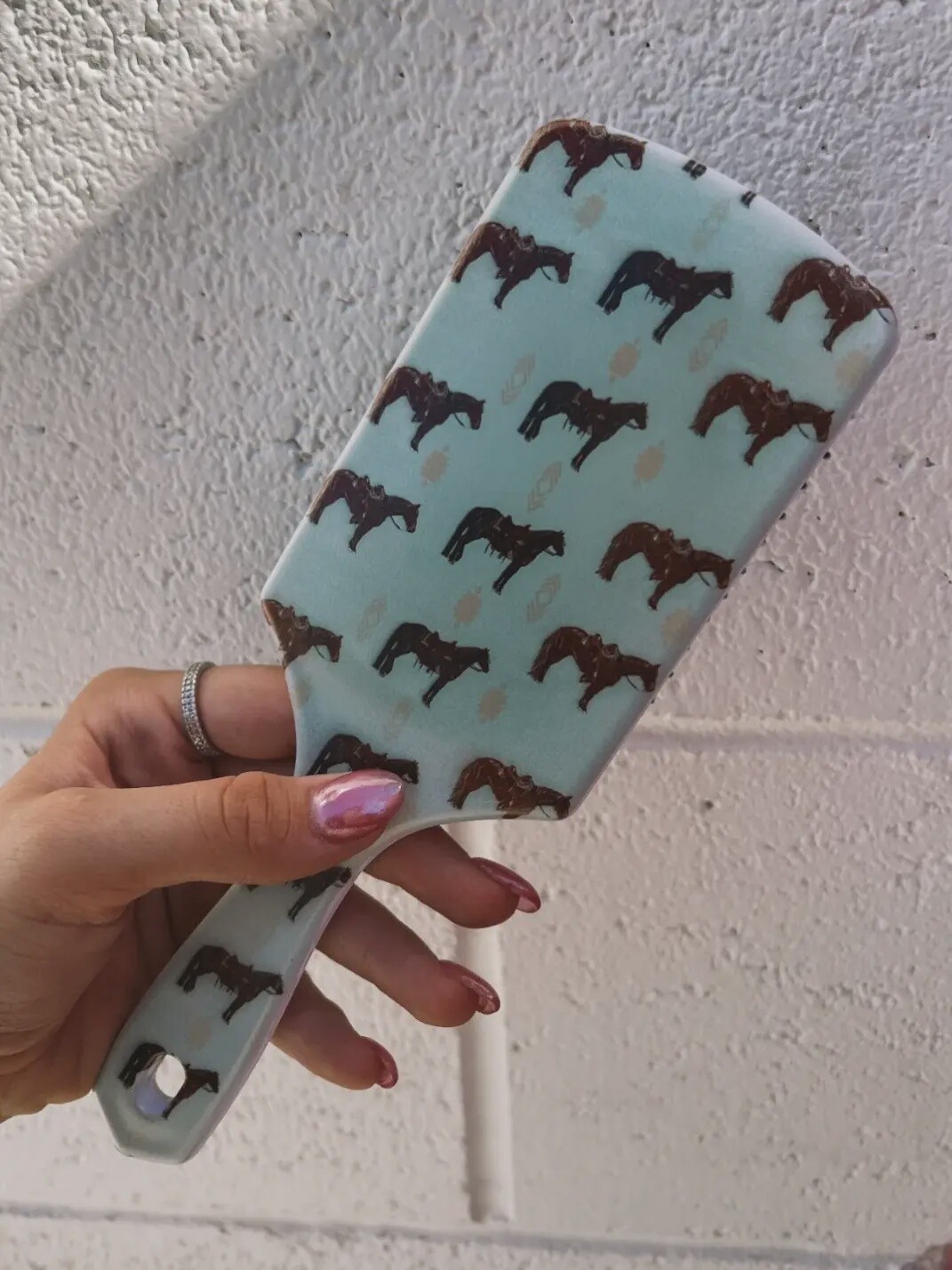 Western Hair Brush, Colour: Horse