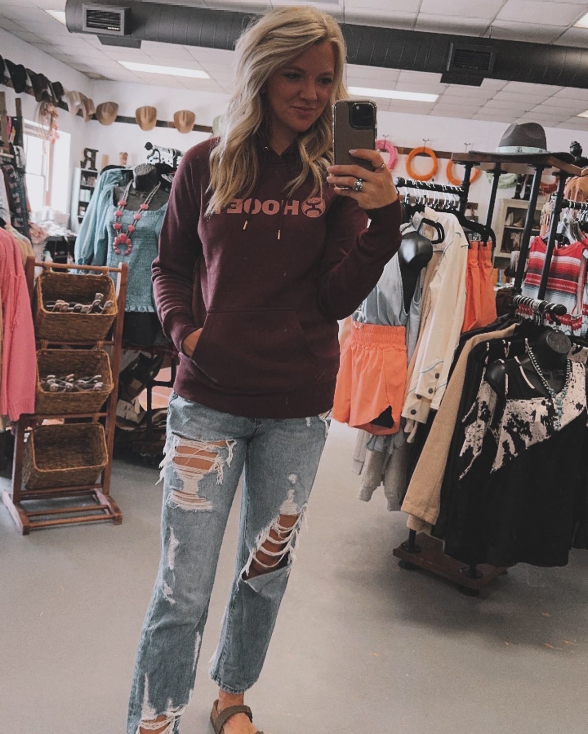 Core Maroon Hooey Hoody