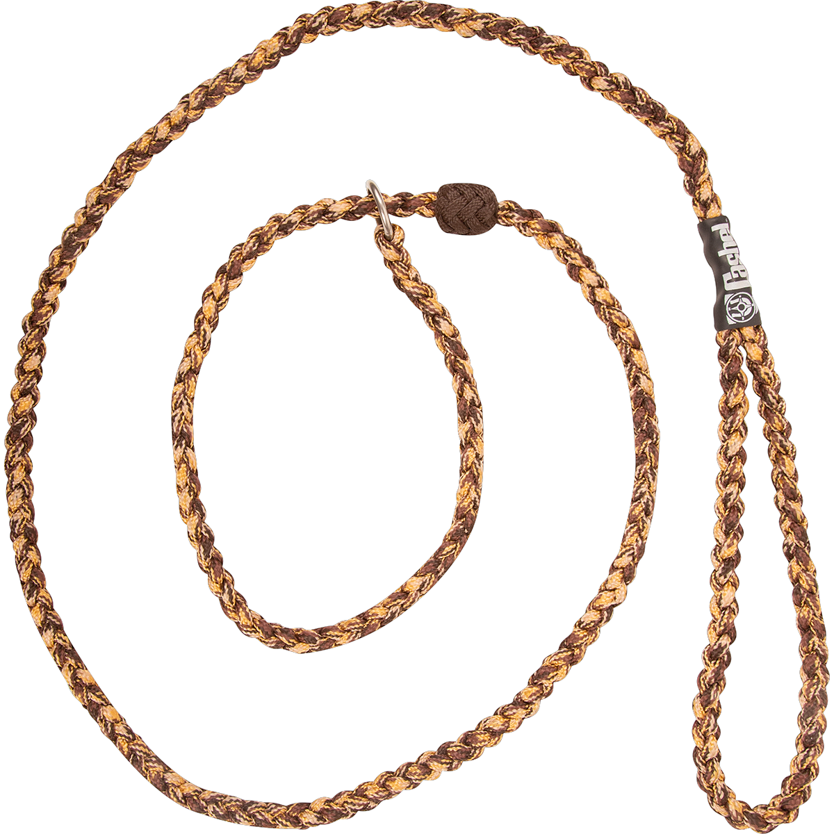 Braided Dog Leash, Color: Brown