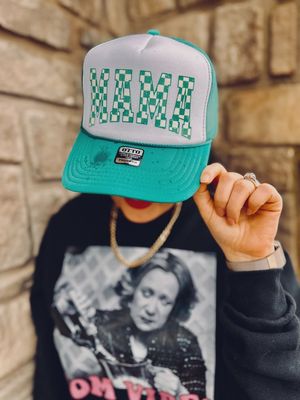 Checkered MAMA Trucker