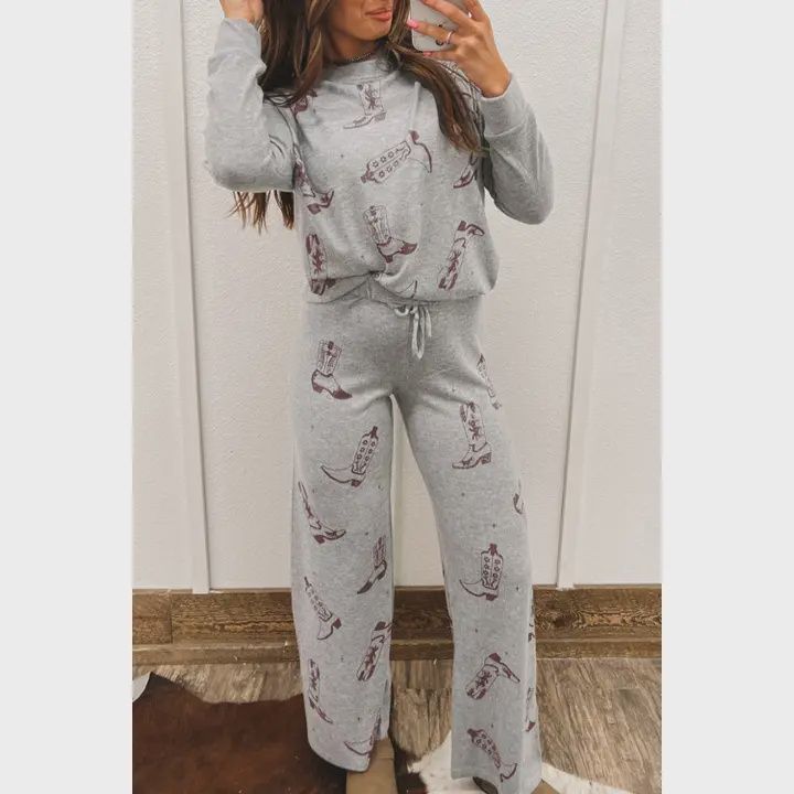 Cowgirl Boot Pants &amp; Top Set
