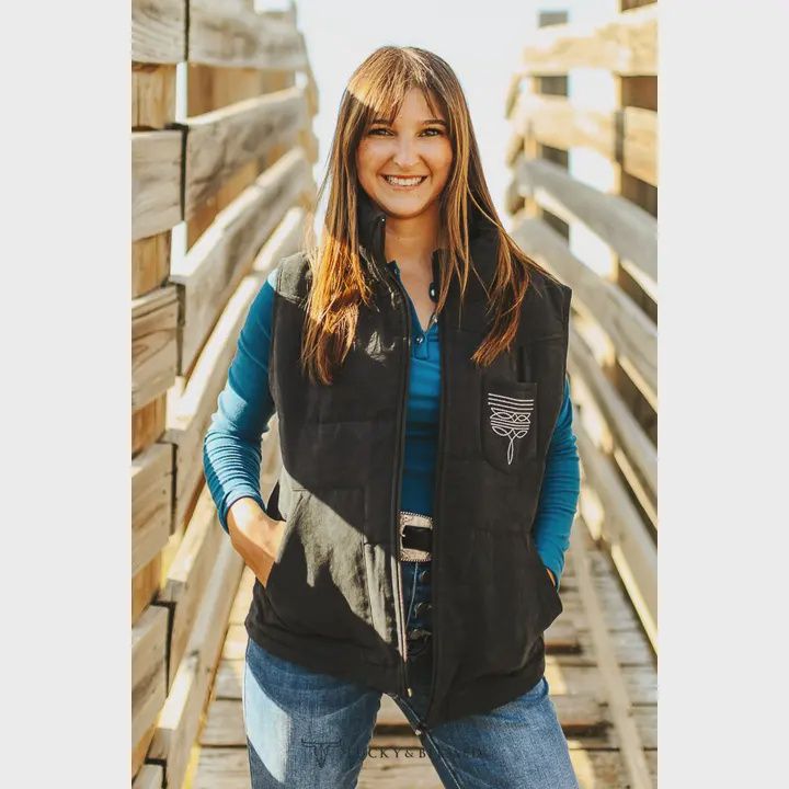 Plus Balck Puffer Vest