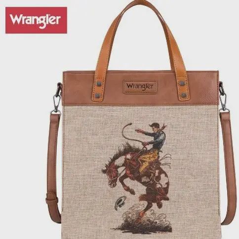 Wrangler Cowboy Rodeo Purse, Options: Brown
