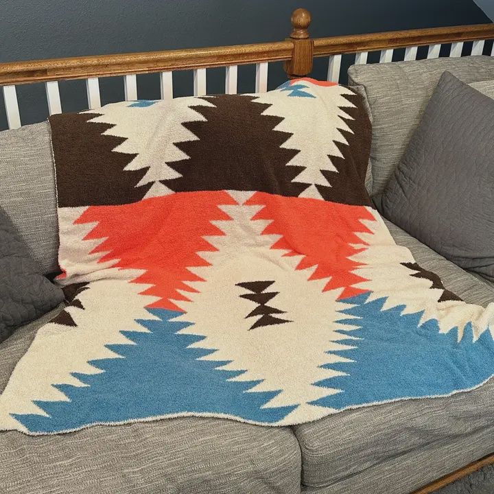 Aztec Throw Blanket