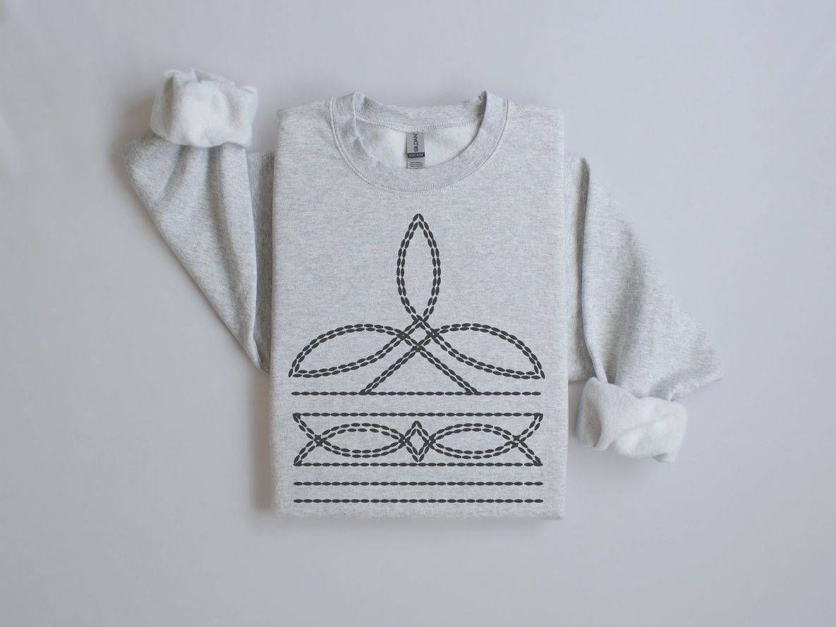 Boot Stitch Crew Neck
