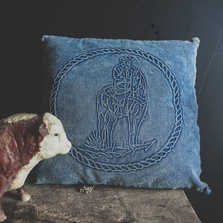 The Denim Boss Pillow Cover