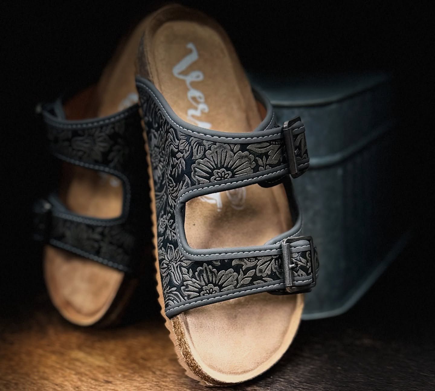 Berry Grey Sandal