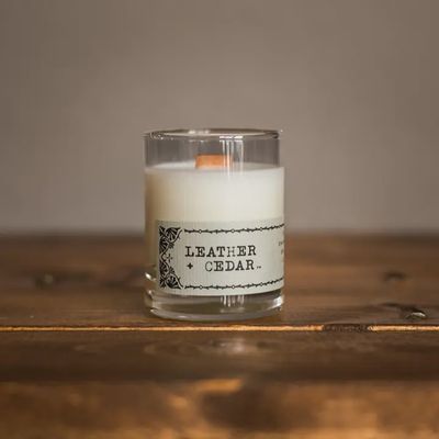 Leather + Cedar 2  oz. - Drifter Candle