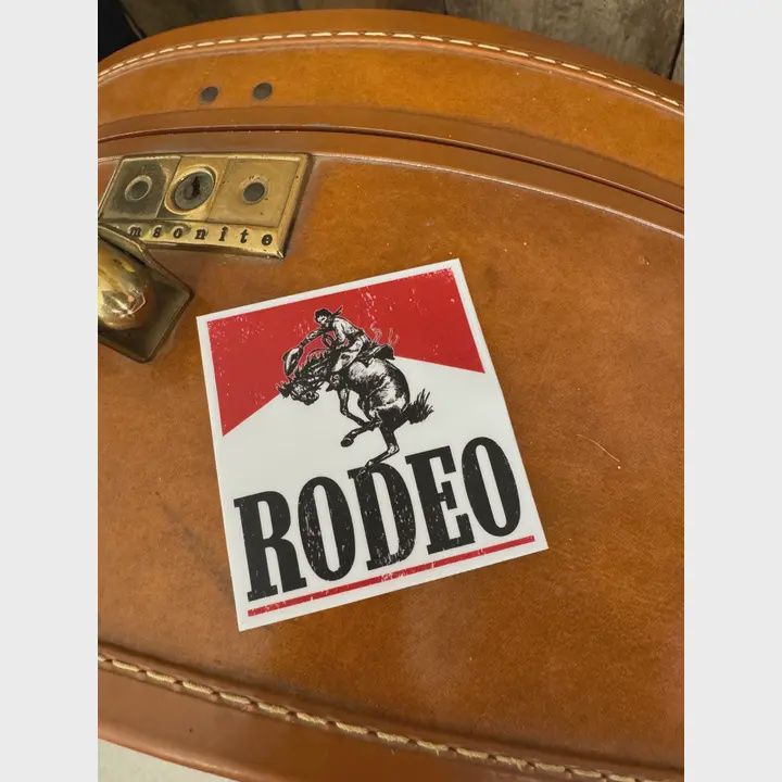 Rodeo Bronc Rider Sticker
