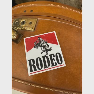 Rodeo Bronc Rider Sticker
