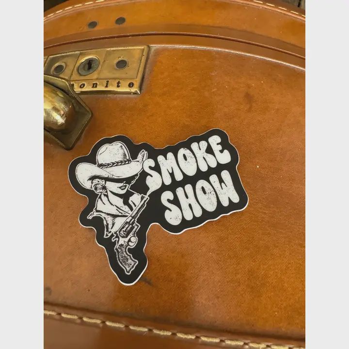 Smoke Show Cowgirl Sticker