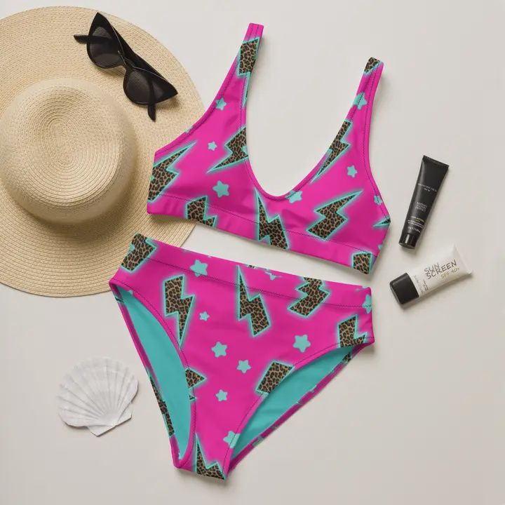 Yeehaw Leopard Lightening Bikini